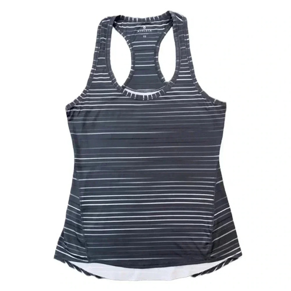 Athleta Tops - Athleta Striped Racerback Tank